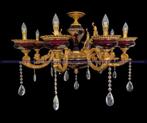 Đèn chùm đồng A525-xz-2-8