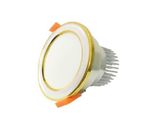 ĐÈN LED ASIA ÂM TRẦN MẶT BẠC VIỀN VÀNG