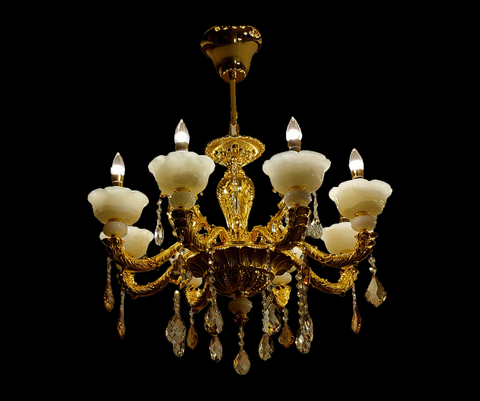 Đèn chùm đồng mạ vàng CPH07 A361-MH-6042D-8