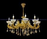 Đèn chùm đồng mạ vàng CPH08 A361-MH-6042D-10