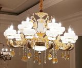 Đèn chùm pha lê K9 ngọc bích  TPY-PST-17501