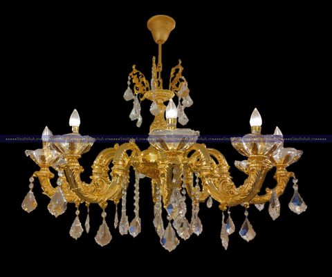 Đèn chùm đồng mạ vàng CPS71 TM12-10