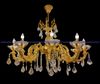 Đèn chùm đồng mạ vàng CPS71 TM12-10