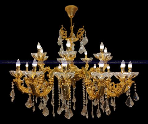 Đèn chùm đồng mạ vàng CPS73 TM-L1214-7