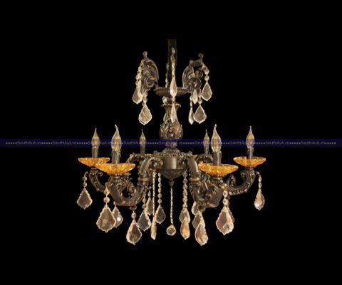 Đèn chùm đồng TM-L126-COFFEE