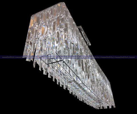 Đèn trần pha lê Ai Cập mạ vàng trắng 20610-1600