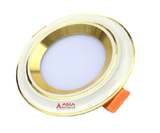 ĐÈN LED ASIA ÂM TRẦN MẶT LÕM VIỀN VÀNG NHẠT