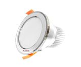 ĐÈN LED ASIA ÂM TRẦN MẶT BẠC VIỀN BẠC