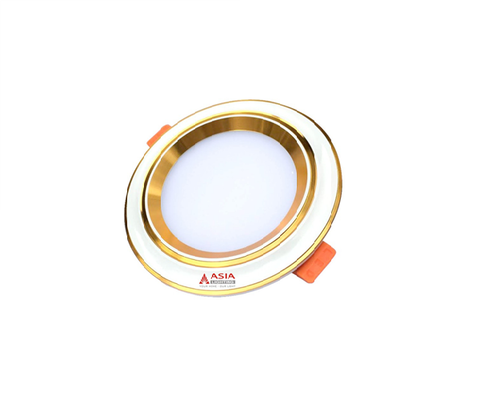ĐÈN LED ASIA ÂM TRẦN MẶT LÕM VIỀN VÀNG