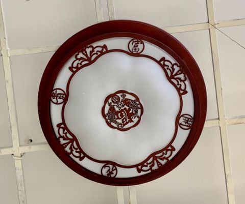 ĐÈN ỐP TRẦN GỖ OP-GO-2835-001