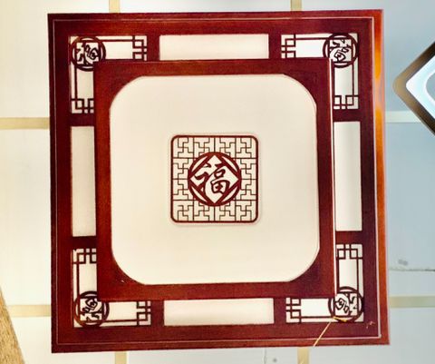 ĐÈN ỐP TRẦN GỖ OP-GO-2835-808