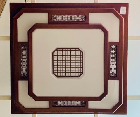 ĐÈN ỐP TRẦN GỖ OP-GO-2875