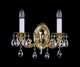 ĐÈN TƯỜNG PHA LÊ TIỆP SAGA II-POLISHED WL GỌNG ĐỒNG THAU