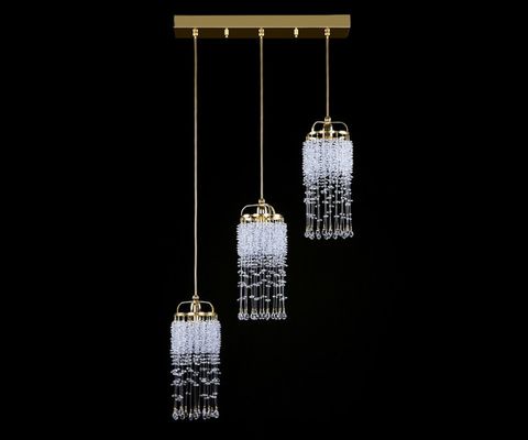 Đèn thả pha lê Tiệp MÀU TRẮNG SMALL GAME RECTANGLE 01-03