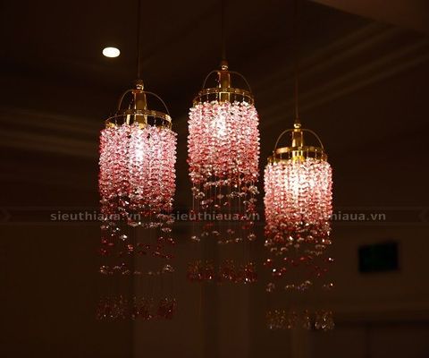 ĐÈN THẢ PHA LÊ TIỆP MÀU HỒNG SMALL GAME RECTANGLE 01-03