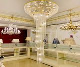 Đèn Trần Thông Tầng Pha Lê Tiệp Spiral Column