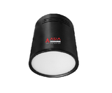 ĐÈN TRẦN ASIA NỔI TRÒN VỎ ĐEN MẶT MỜ OBD12