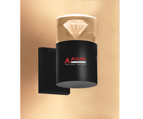 ĐÈN TƯỜNG ASIA 1 ĐẦU KIM CƯƠNG ASIA DTU-KC-01