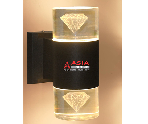ĐÈN TƯỜNG ASIA 2 ĐẦU KIM CƯƠNG DTU-KC-02