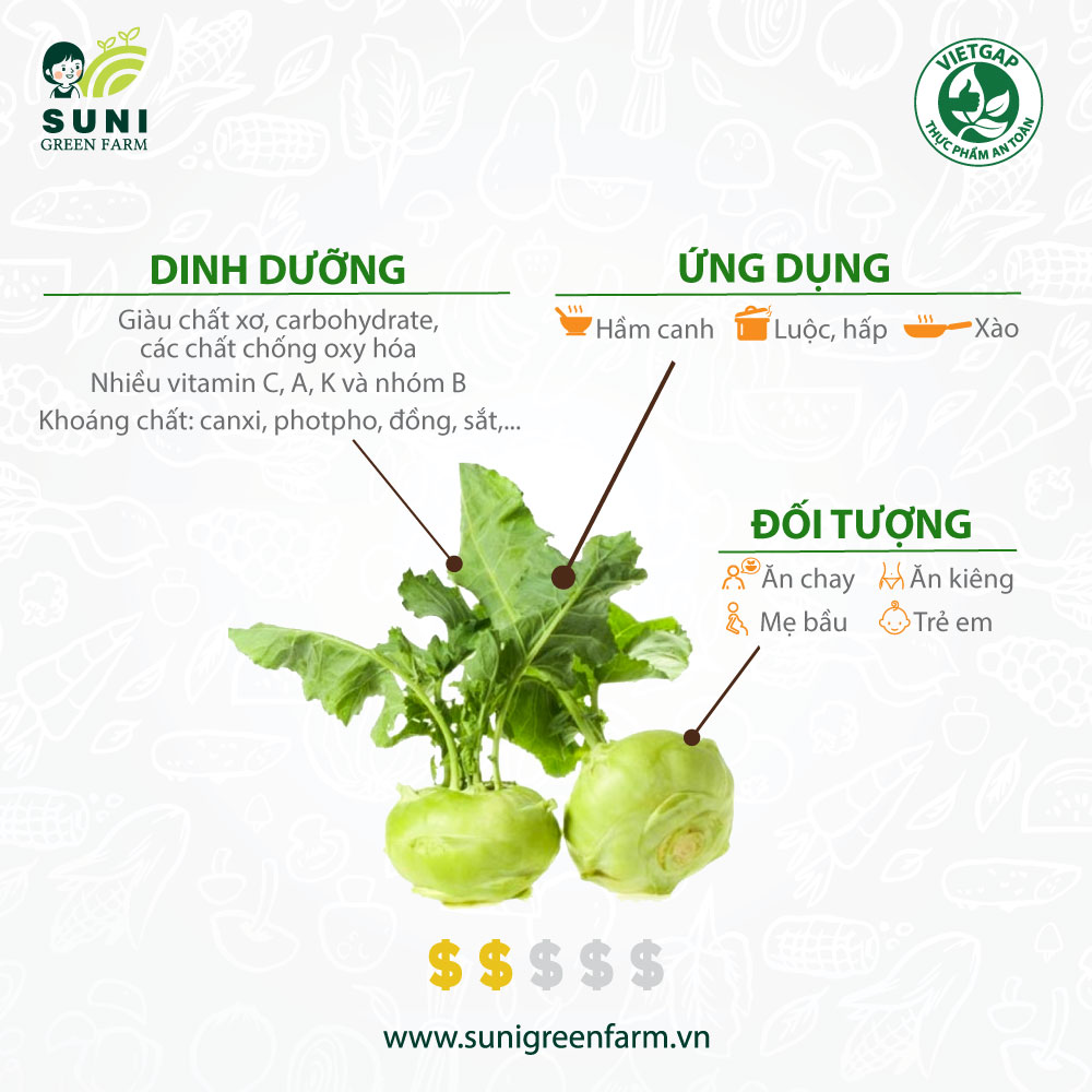 Su Hào Vietgap – Suni Green Farm