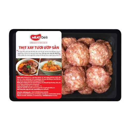  Thịt xay tươi ướp sẵn MEATDeli 