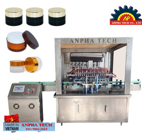 Máy chiết rót mỹ phẩm Anpha Tech ISO 9001:2015 Made In Vietnam