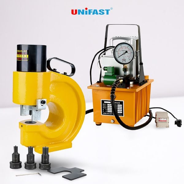 Bộ máy đột lỗ thủy lực (HHM-70 + ZCB-700D) - Sâu 8mm