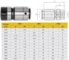 Collet kẹp mũi taro chuẩn L39