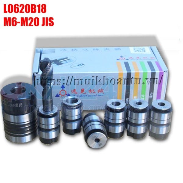 L0620B18 Đầu kẹp mũi taro M6-M20