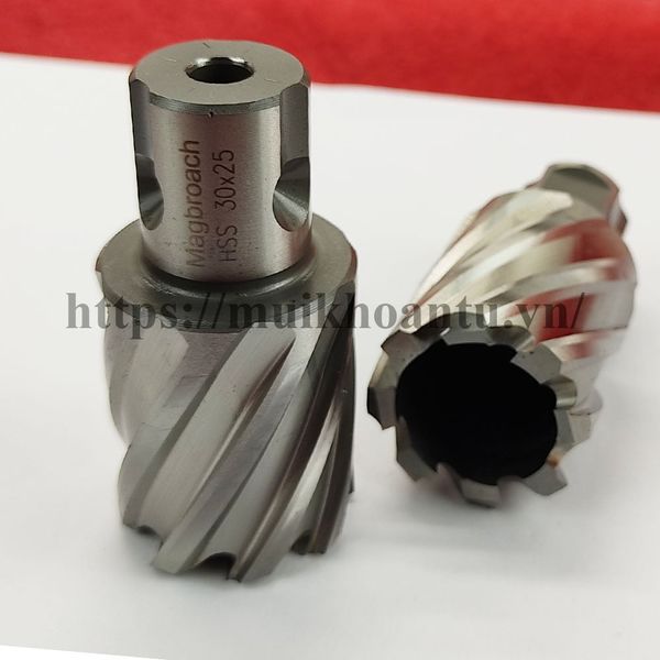 Magbroach HSS 30x25 Mũi khoan từ thép gió phi 30