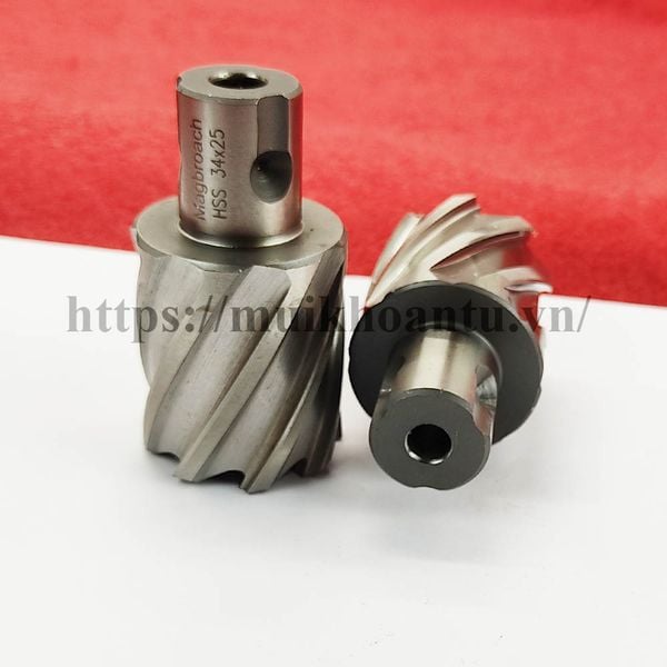 Magbroach HSS 34x25 Mũi khoan từ thép gió phi 34