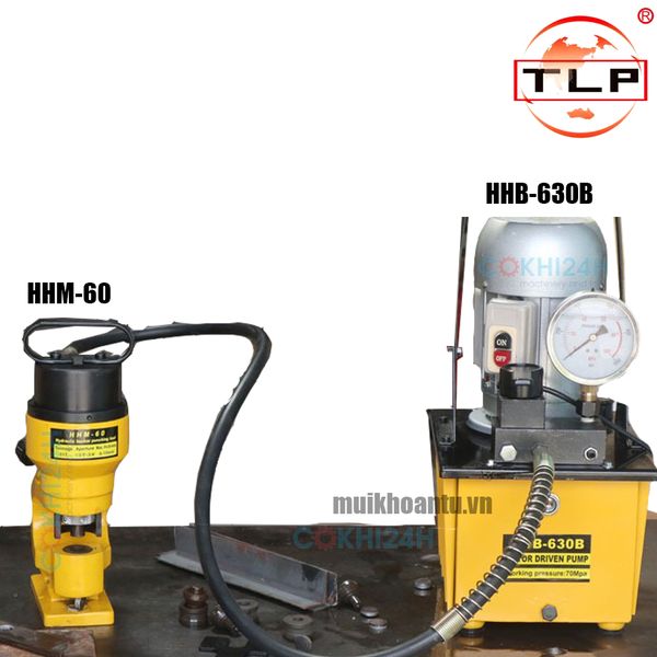 Máy đột lỗ thuỷ lực TLP bơm rời