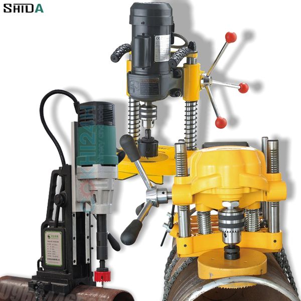 Máy khoan lỗ trên ống