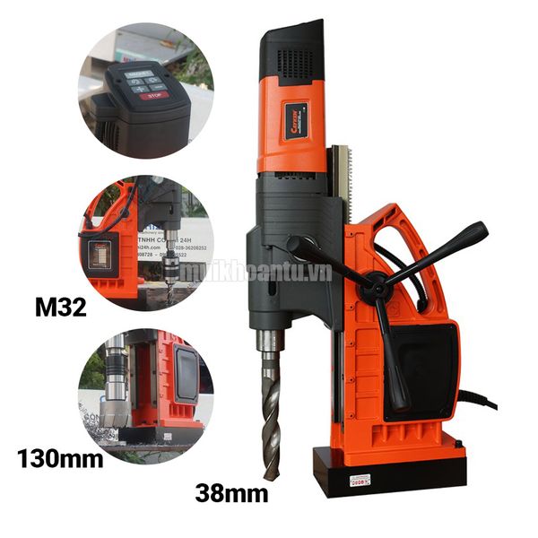 Máy khoan từ có taro KCY-130/4WDO 130mm, M32