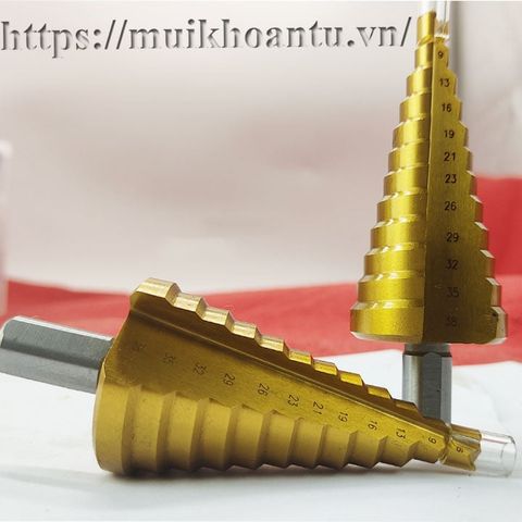 Mũi khoan tầng 8-38mm 13 tầng chính hãng