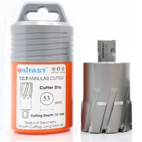 Mũi khoan từ giá rẻ phi 53 UNIFAST TCT 53x50