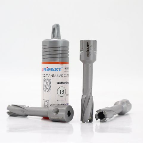 Mũi khoan từ hợp kim giá rẻ 15mm UNIFAST TCT 15x50