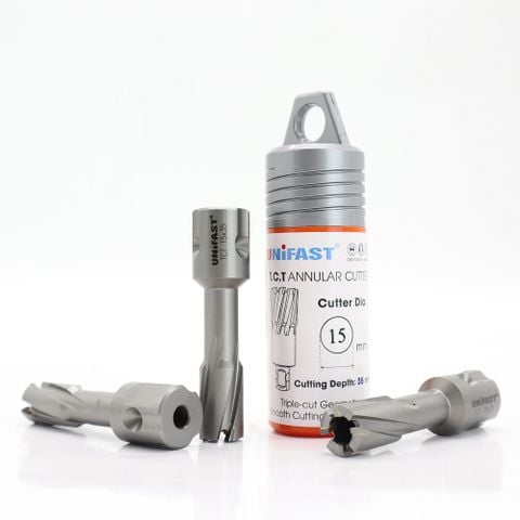 Mũi khoan từ TCT phi 15 UNIFAST TCT 15x35 chính hãng