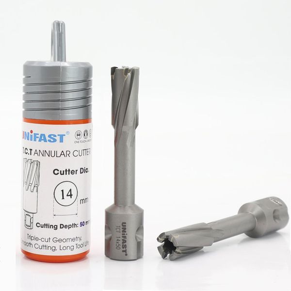 Mũi khoan từ UNIFAST TCT 14x50 (hợp kim)