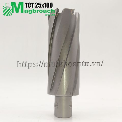 Mũi khoan từ hợp kim Magbroach TCT 25x100