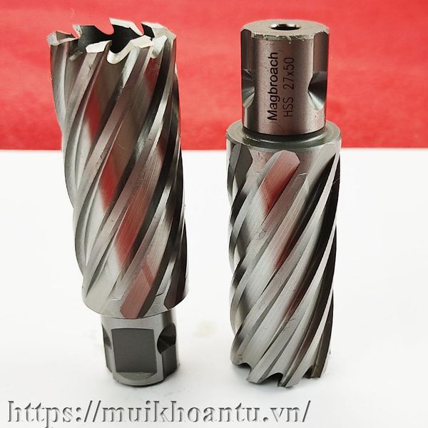 Magbroach HSS 27x50 Mũi khoan từ thép gió 27mm