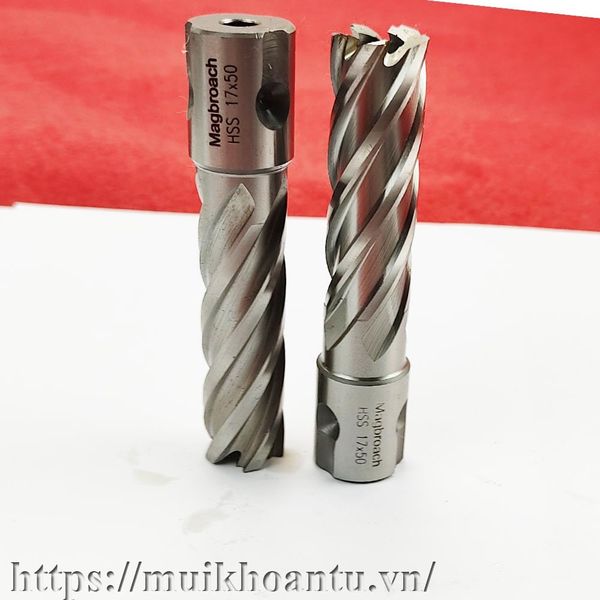 Magbroach HSS 17x50 Mũi khoan từ thép gió 17mm