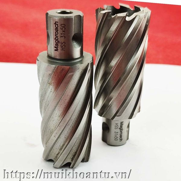 Magbroach HSS 31x50 Mũi khoan từ thép gió 31mm
