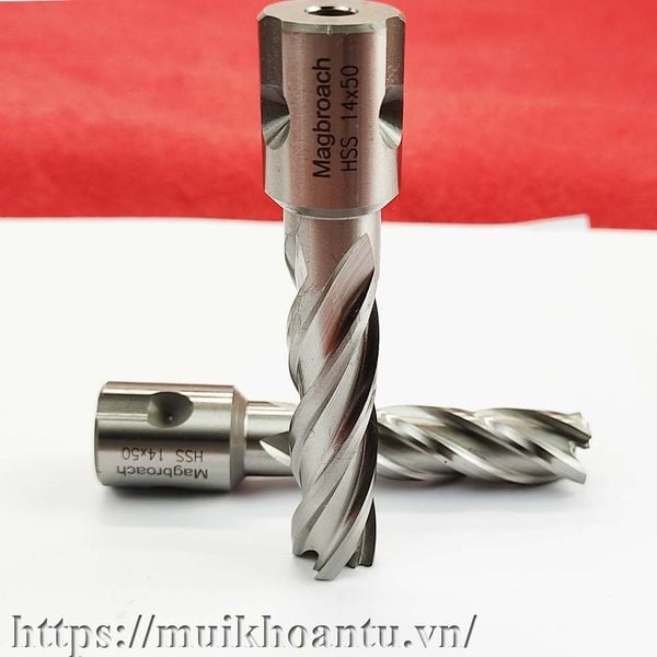 Magbroach HSS 14x50 Mũi khoan từ thép gió 14mm