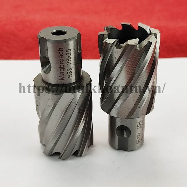 Magbroach HSS 28x25 Mũi khoan từ thép gió phi 28