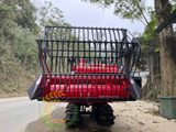 Máy Gặt Lúa Mini 1.6 CROS – Động Cơ Đầu D, Hàm Cắt 1m4, Hút Thóc Tự Động