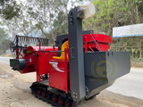 Máy Gặt Lúa Mini 1.6 CROS – Động Cơ Đầu D, Hàm Cắt 1m4, Hút Thóc Tự Động