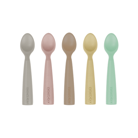 MINIKOIOI MUỖNG ĂN DẶM SILICONE CAO CẤP MỀM MẠI CHO BÉ