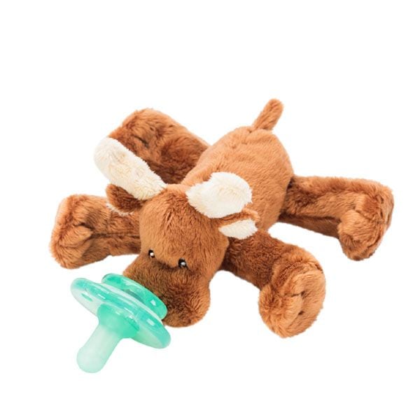Nookums Núm Ti Silicone Kèm Thú Bông Cao Cấp An Toàn Cho Bé