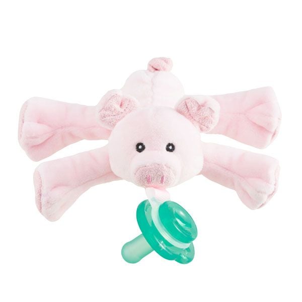 Nookums Núm Ti Silicone Kèm Thú Bông Cao Cấp An Toàn Cho Bé